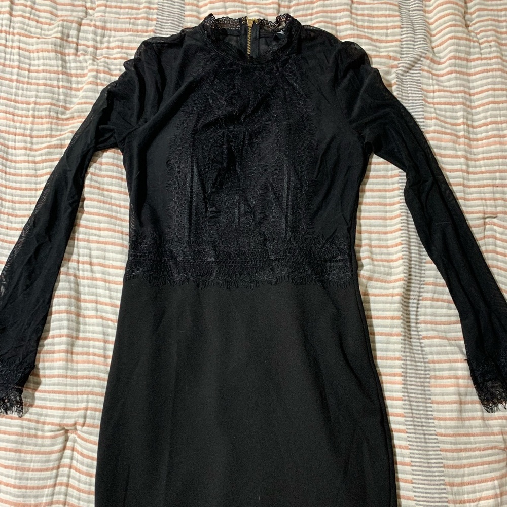 Black Windsor mini dress